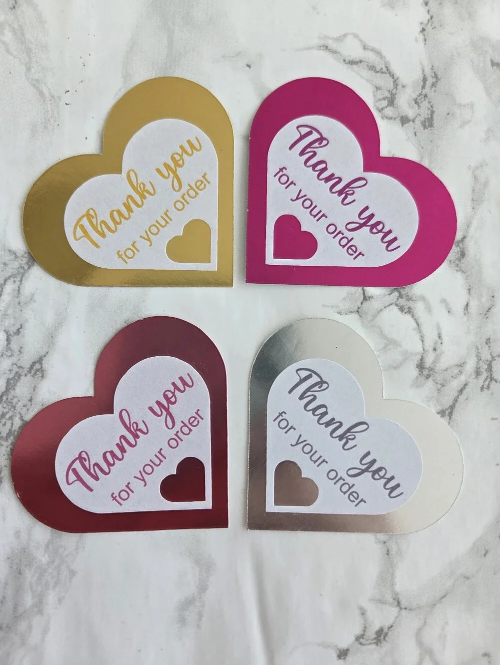 Heart Thank You Cards 40